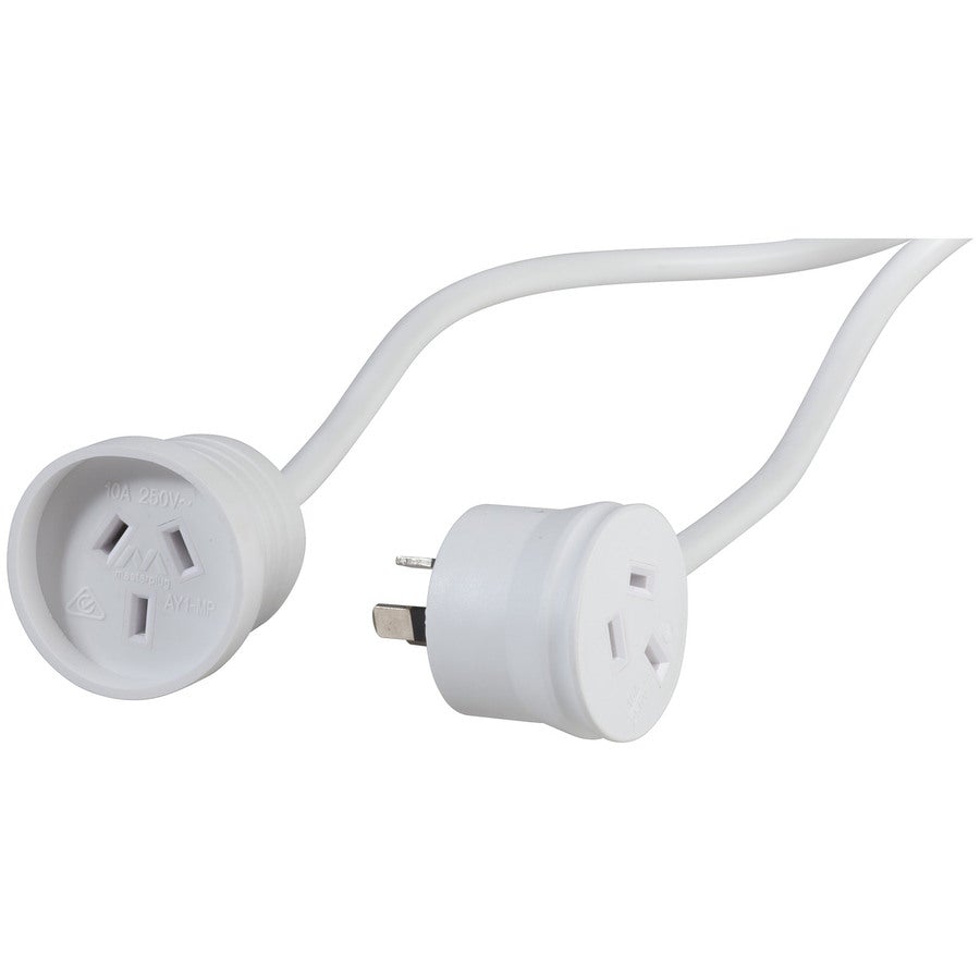 3M White Piggyback Plug Extension Cable - Folders