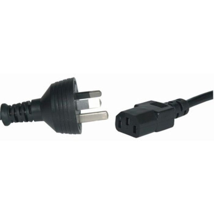 3pin Mains Plug to IEC C13 Female - 1.8m - Folders