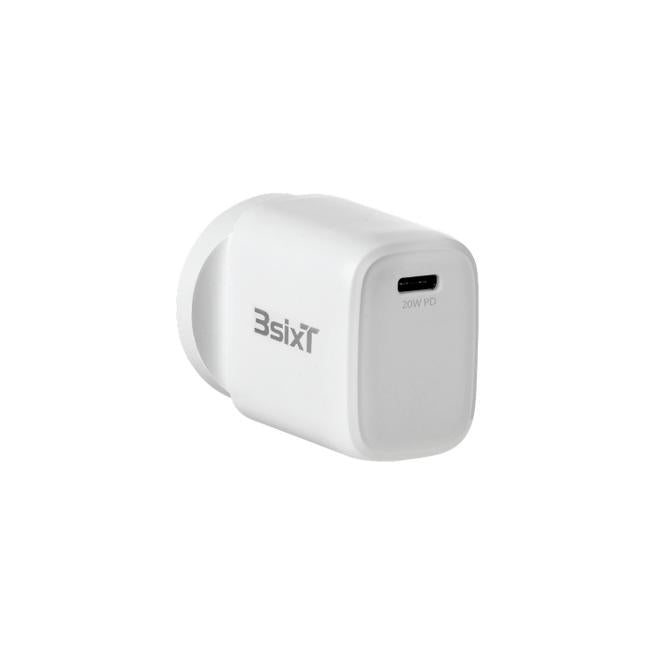 3sixT Wall Charger ANZ 20W USB-C PD - White