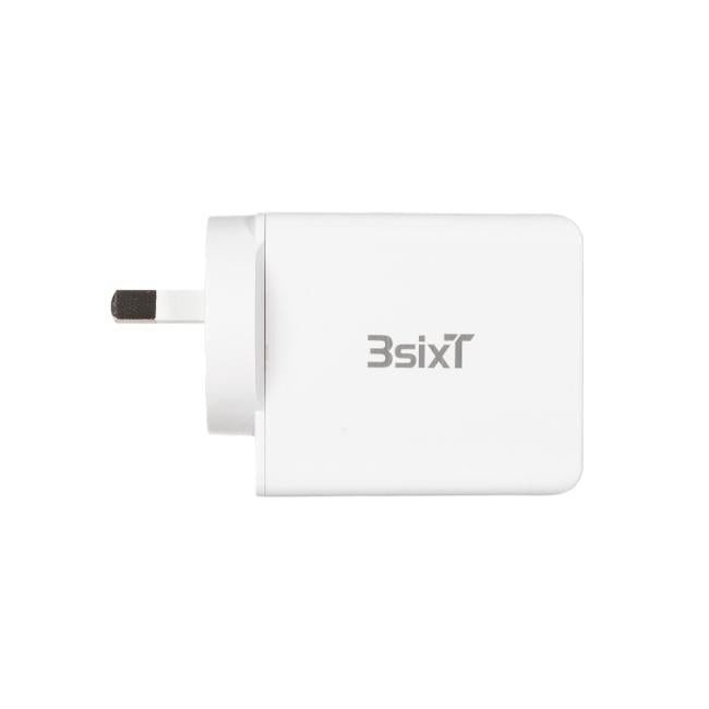 3sixT Wall Charger ANZ 30W USB-C PD + 2.4A - White