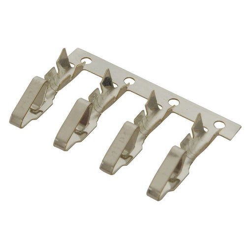 4 Pin 0.156 Header with crimp pins - 3.96 pitch - Folders