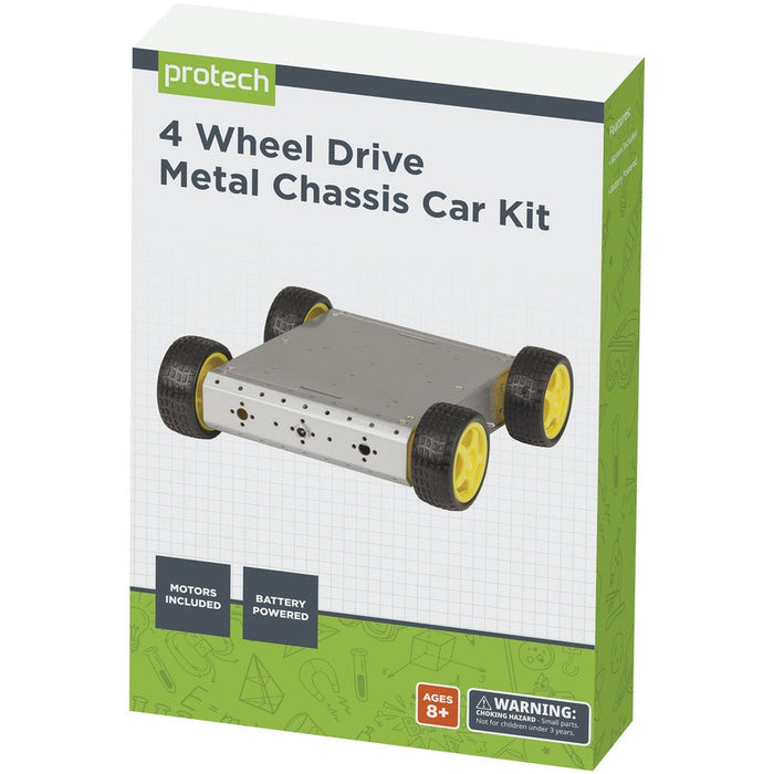 4 Wheel Drive Metal Chassis Car Kit - Folders