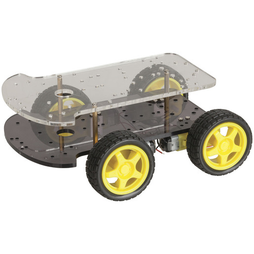 4 Wheel Drive Motor Chassis Robotics Kit - Folders