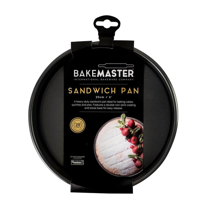 Bakemaster Loose Base Rnd Sandwich Pan, 20Ø X 3.5Cm - Non-Stick 40042