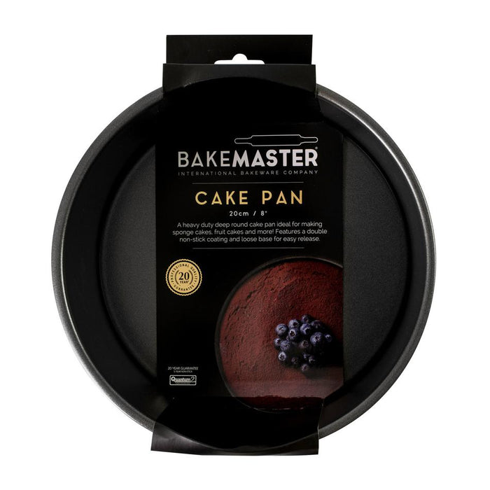 Bakemaster Loose Base Rnd Deep Cake Pan, 20Ø X 8Cm - Non-Stick 40046