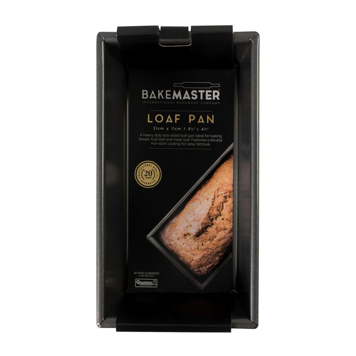 Bakemaster Box Sided Loaf Pan, 21 X 11 X 7Cm - Non-Stick 40071