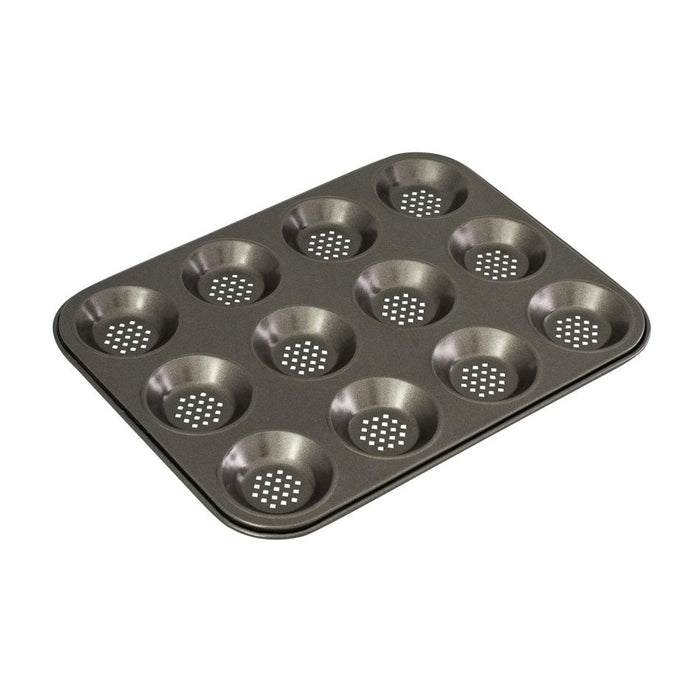 Perfect Crust 12 Cup Shallow Baking Pan, 32 X 24Cm - Non-Stick 40100