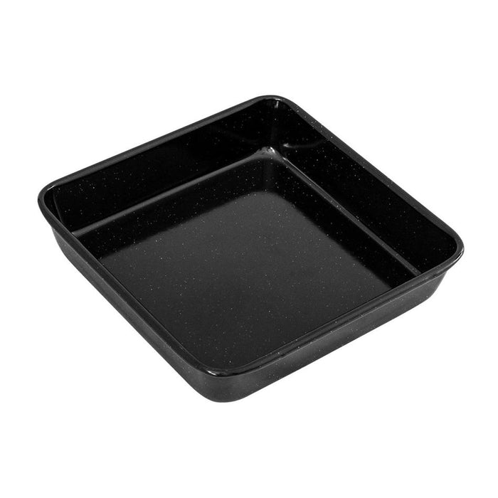 Professional Vitreous Enamel Square Baking Pan, 24 X 24 X 5Cm - Non-Stick