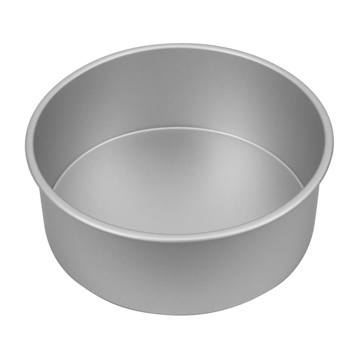 Bakemaster Silver Anodised Round Deep Cake Pan, 25 X 10Cm 40217