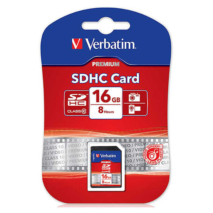 Verbatim Sdhc Card 16Gb Class 10 43962