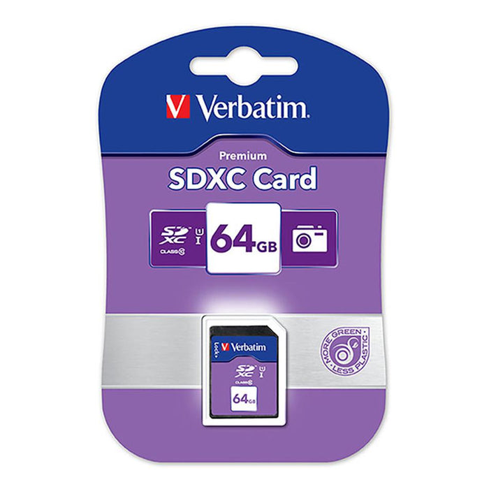 Verbatim Sdxc Card 64Gb Class 10 Uhs-I 44024