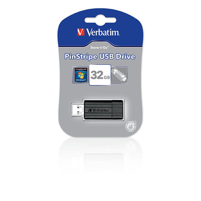 Verbatim Usb Storage Device Store And Go Pinstripe 128Gb 49071