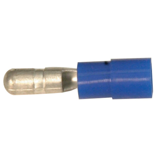 4mm Bullet Male - Blue - Pk.100 - Folders