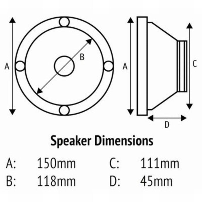 5 Inch Marine Speaker Pair - Folders