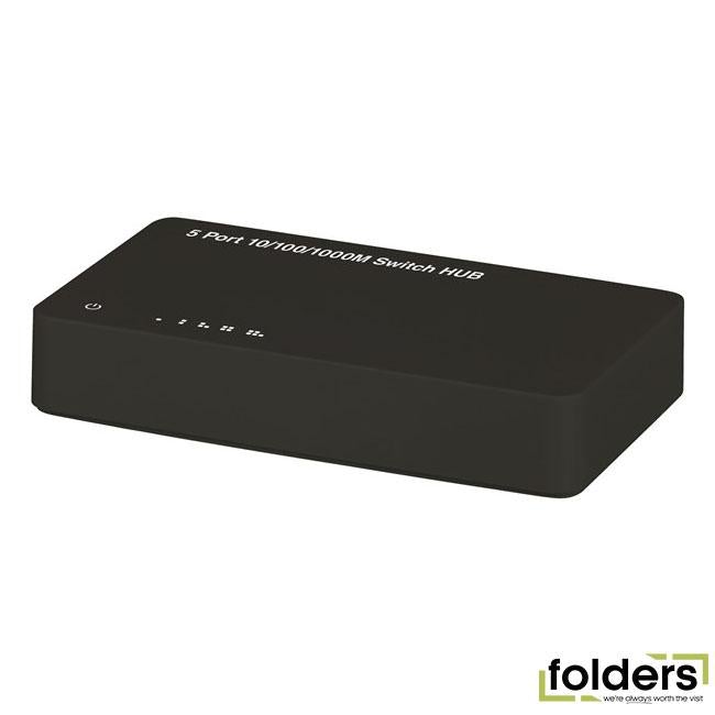 5 port 10/100/1000mbps ethernet switch - Folders