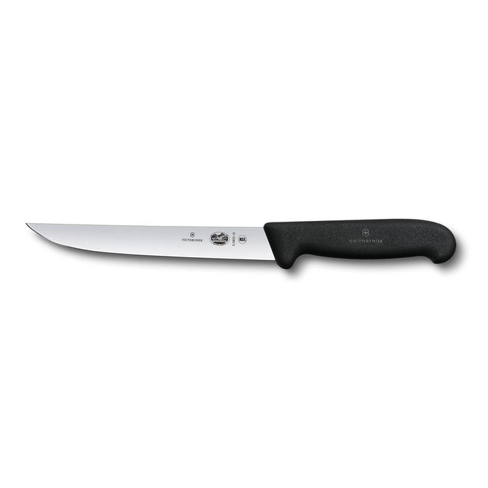 Victorinox Carving Knife, 15Cm, Narrow Blade, Fibrox - Black