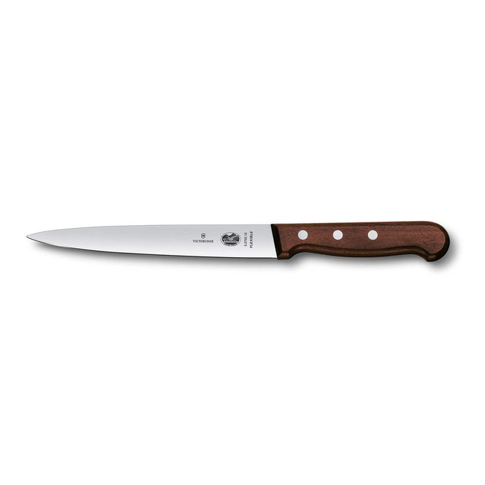 Victorinox Filleting Knife, 16Cm Flexible Blade - Wood 5.3700.16