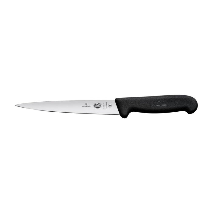 Victorinox Fibrox Filleting Knife, 18Cm, Flexible 5.3703.18