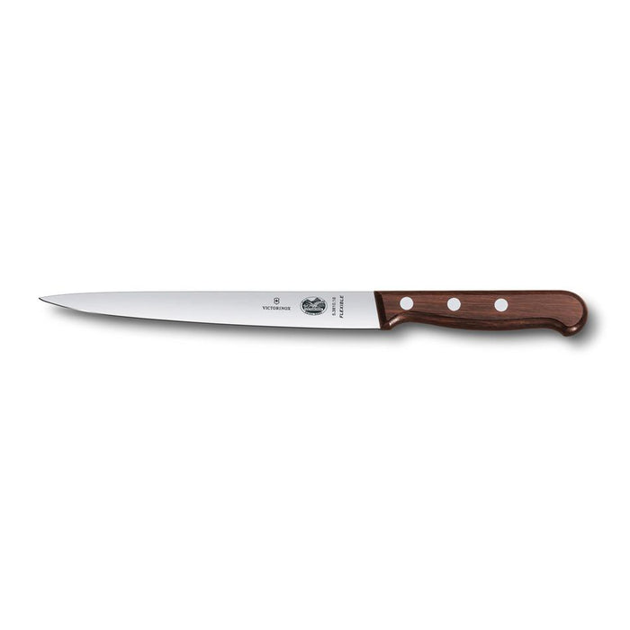 Victorinox Filleting Knife, 18Cm Narrow Extra Flex - Wood 5.3810.18