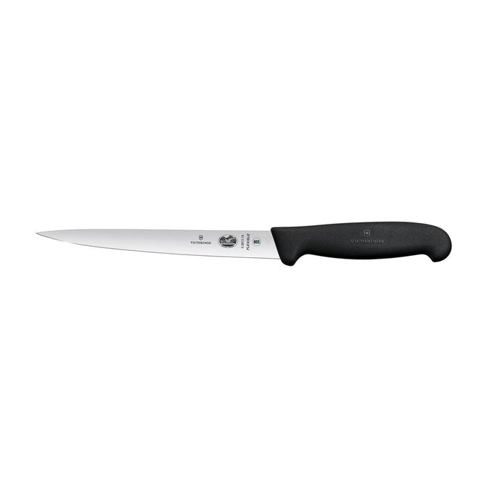 Victorinox Fibrox Filleting Knife, 18Cm, Extra Flexible 5.3813.18