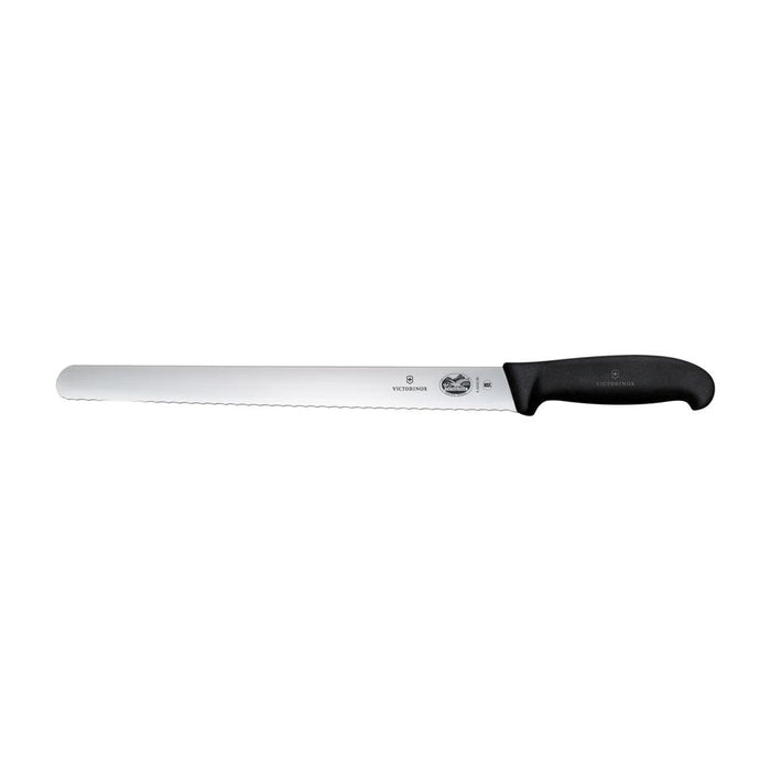 Victorinox Fibrox Slicing Knife, 30Cm, Wavy Edge 5.4233.30