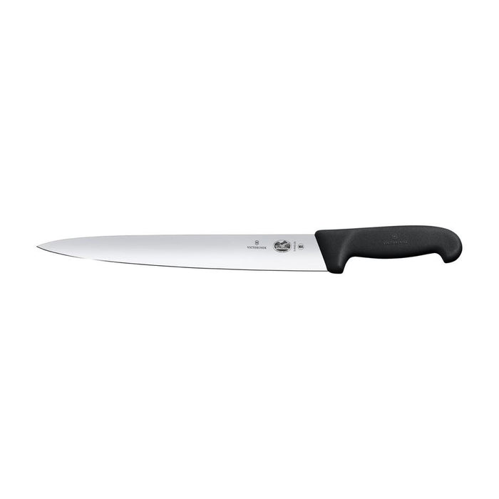 Victorinox Fibrox Slicing Knife, 30Cm, Straight Edge / Pointed Tip