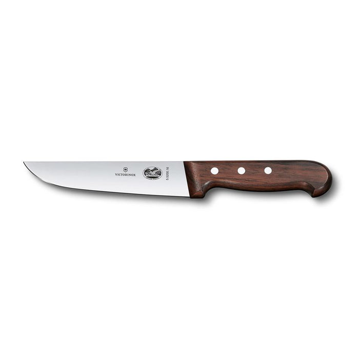 Victorinox Butchers Knife, 28Cm, Straight Back Blade - Wood 5.5200.28