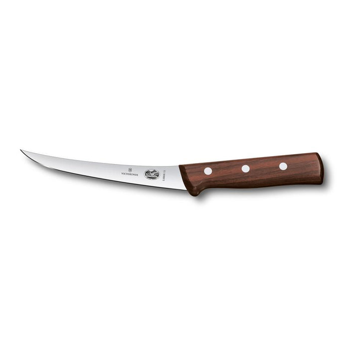 Victorinox Boning Knife, 16Cm Curved, Narrow Blade, American Handle - Wood