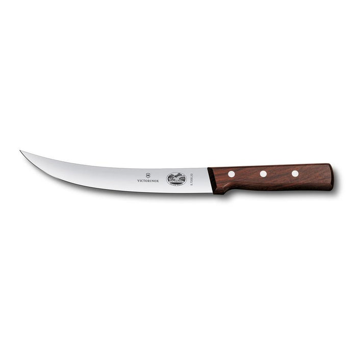 Victorinox Breaking Knife, 25Cm Curved, Narrow Blade - Wood 5.7200.25