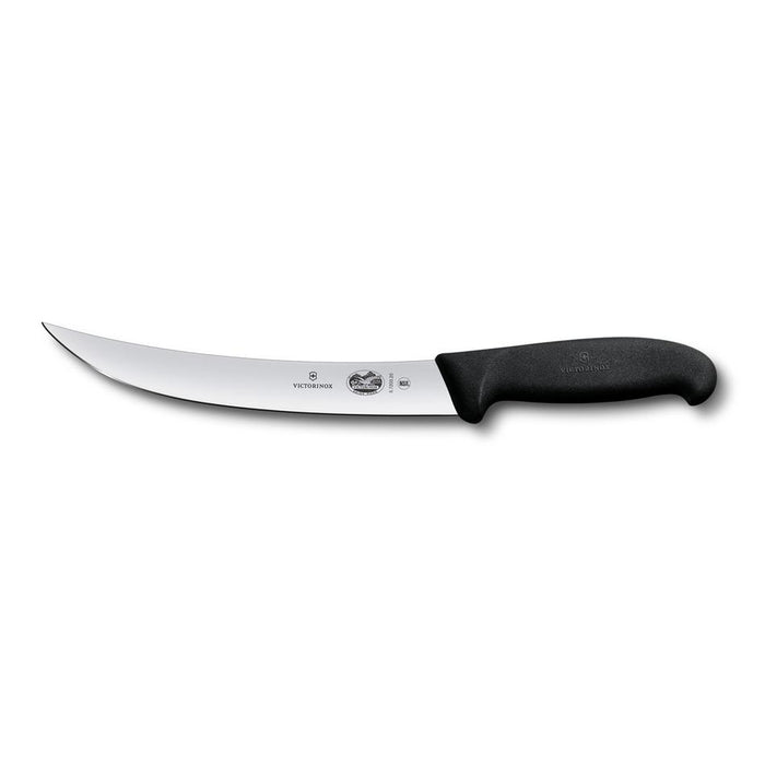 Victorinox Breaking Knife, 20Cm Curved, Narrow Blade, Fibrox - Black