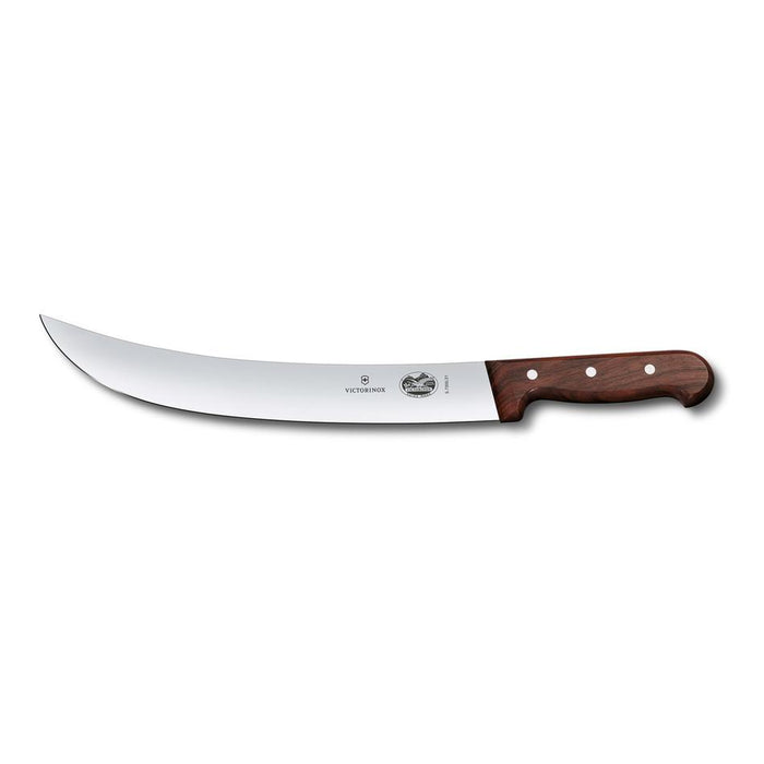 Victorinox Cimeter Knife, 31Cm Curved, Wide Blade - Wood 5.7300.31