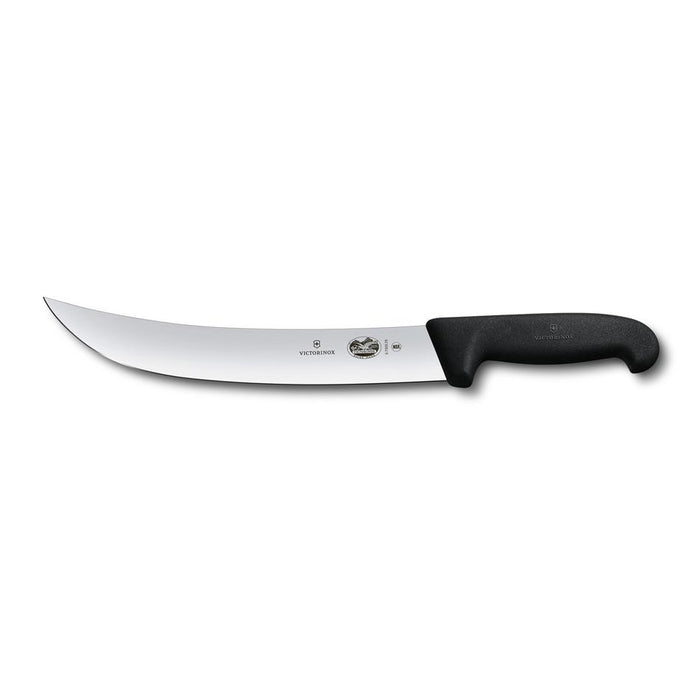 Victorinox Cimeter Knife, 31Cm Curved, Wide Blade, Fibrox - Black