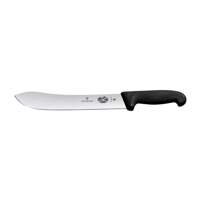 Victorinox Butchers Knife, 36Cm Wide Tip Blade, Fibrox - Black