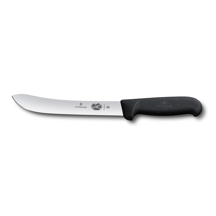 Victorinox Butchers Knife, 15Cm Heavy Stiff Blade, Fibrox - Black