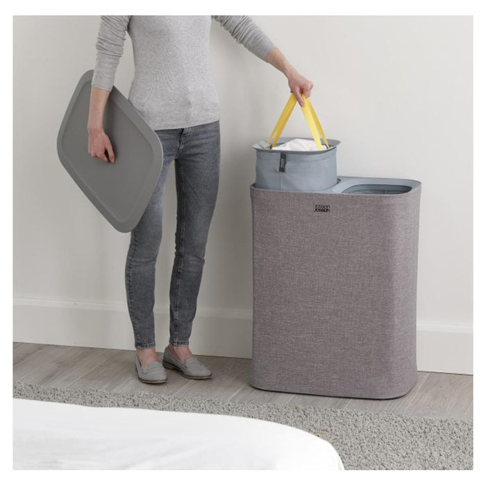 Joseph Joseph Tota 90L Laundry Separation Basket - Grey