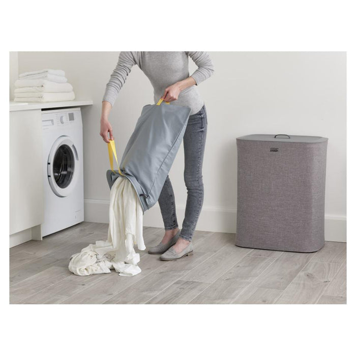 Joseph Joseph Tota 90L Laundry Separation Basket - Grey