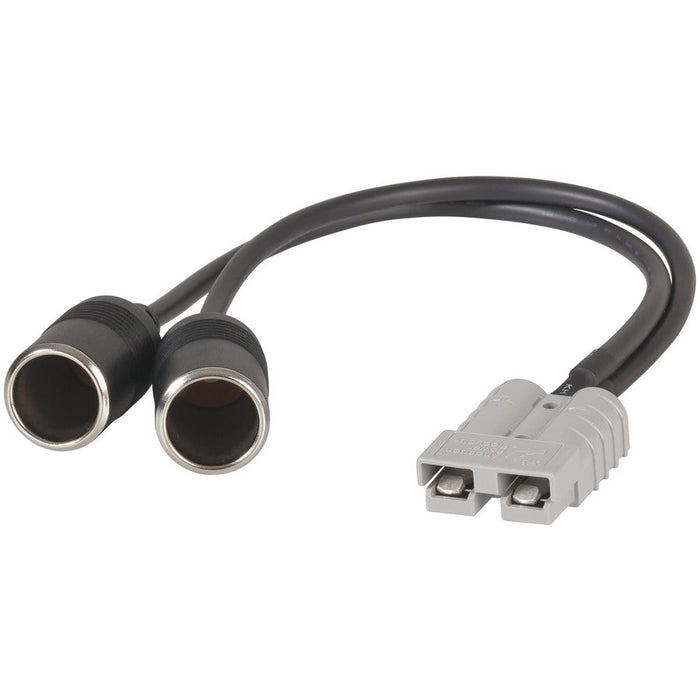 anderson to cigarette socket Male Cable in 15 amp ATC fuse and dust cap 12V 15A Female Car Cigarette