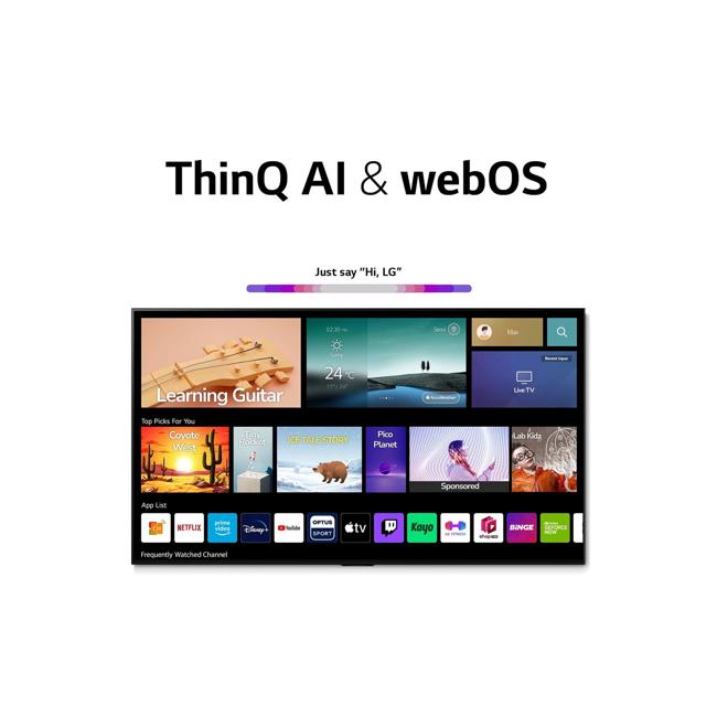 LG QNED80 55 inch 4K Smart QNED TV 55QNED806QA