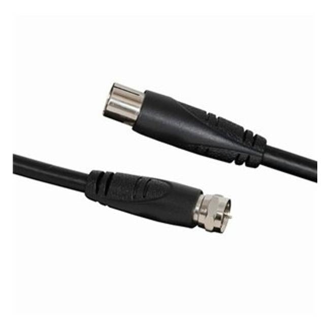 5M Tv Antenna Cable - F Plug To Tv Coaxial Plug — Folders