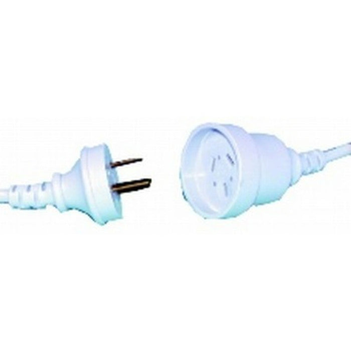 5m White Mains Extension Cable - Folders