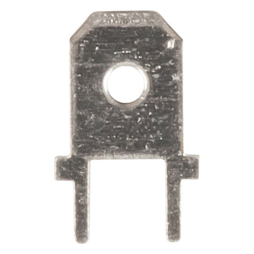 6.3mm Vertical PCB Spade Connectors - Pack of 8 - Folders