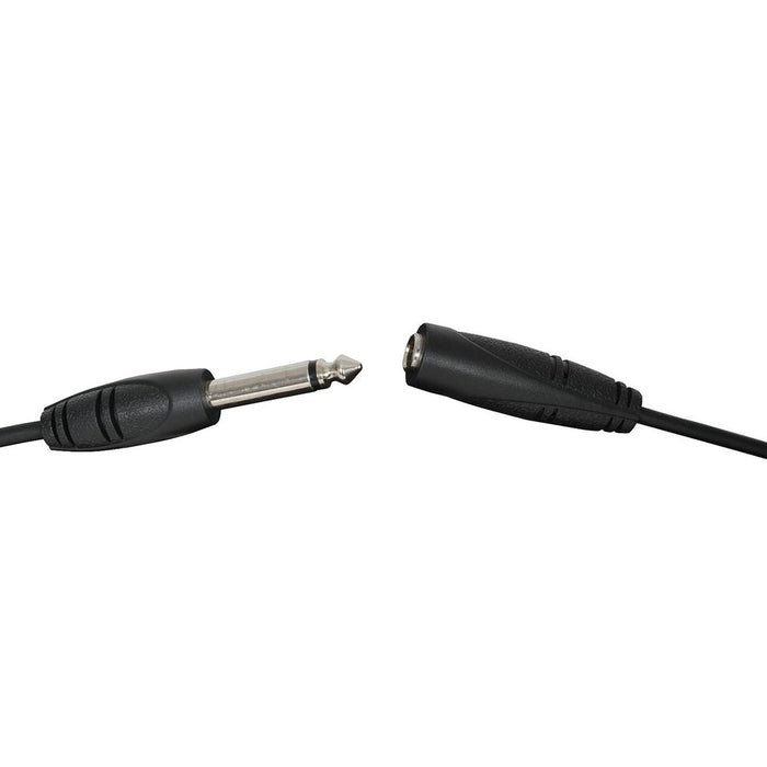 6.5mm Mono Plug to 6.5mm Mono Socket Audio Cable - 5m - Folders