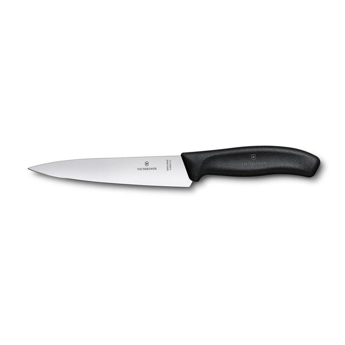 Victorinox Cooks-Carving Knife 12Cm, Wide Blade, Classic, Black , Blister