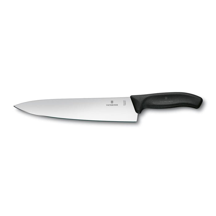 Victorinox Cooks-Carving Knife 25Cm, Wide Blade, Classic, Black, Blister