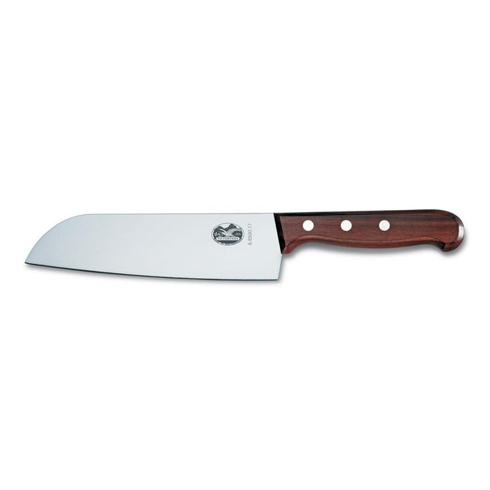 Victorinox Santoku Knife, 17Cm, Wide Blade, Wood, Gift Boxed