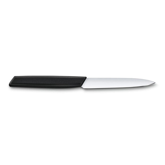 Victorinox Swiss Modern Paring Knife, 10Cm Straight Edge - Black