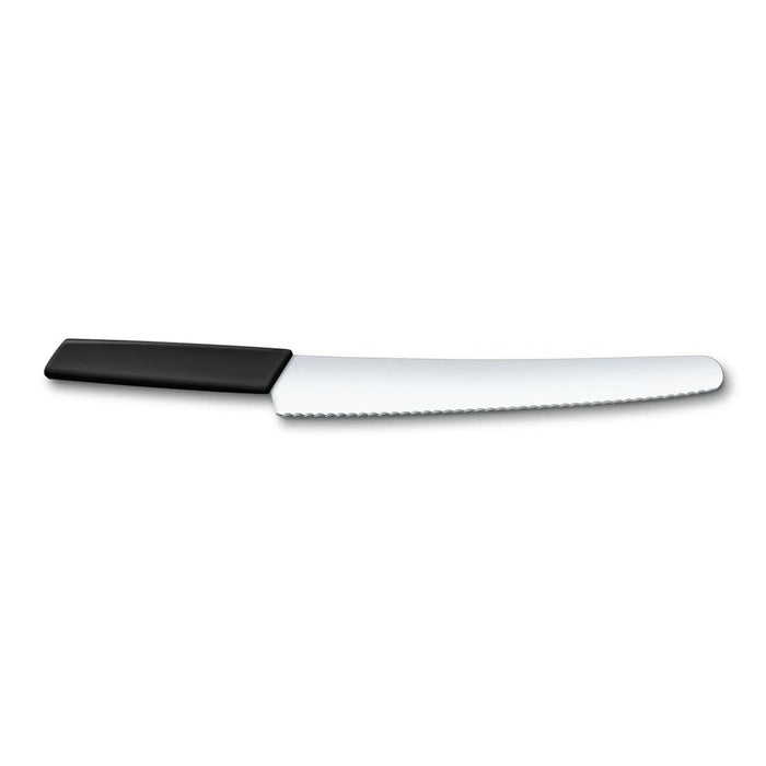 Victorinox Swiss Modern Bread & Pastry Knife, 26Cm, Black Handle