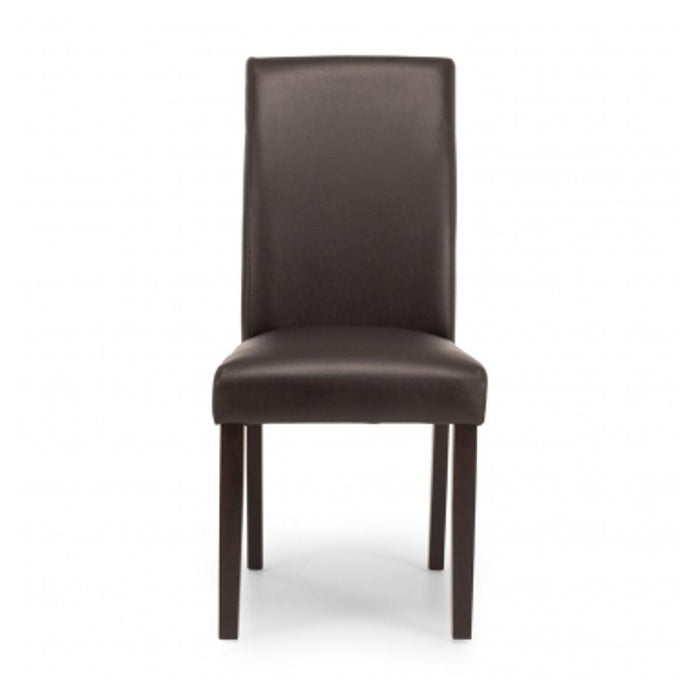 Furniture By Design Vienna PU Dk Brn Chair Dark Leg 6018G1819741