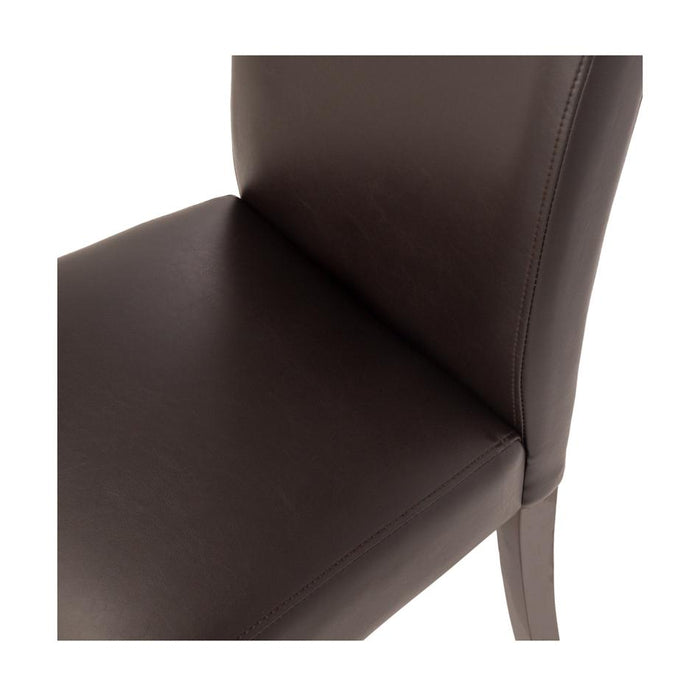 Furniture By Design Vienna PU Dk Brn Chair Dark Leg 6018G1819741