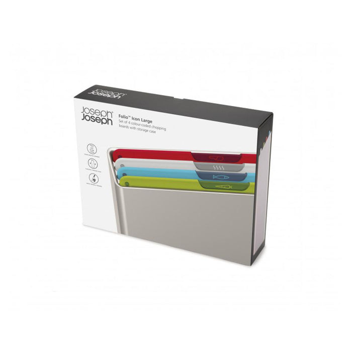 Joseph Joseph Folio Icon 4-Piece Chopping Board Set Large